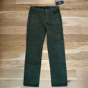 NWT Vineyard Vines green corduroy pants size 14 boys